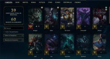 Conta Mestre Lol