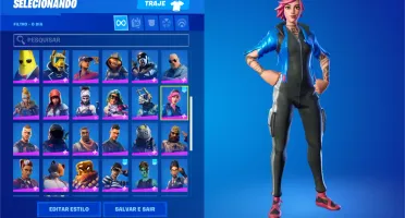 conta de fortnite, varias skins e picaretas