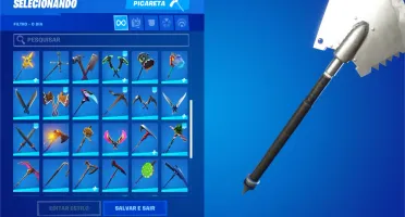conta de fortnite, varias skins e picaretas