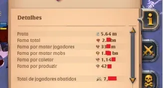 Conta Albion Online 2.1 Bn