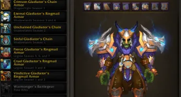 SHAMAN LVL 70 full 450´pvp com Dragonflight Season 1,2.MOG