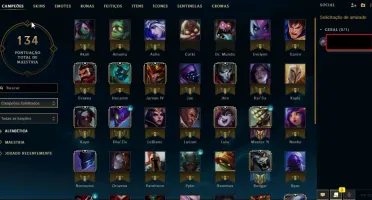 LOL conta GOLD 1