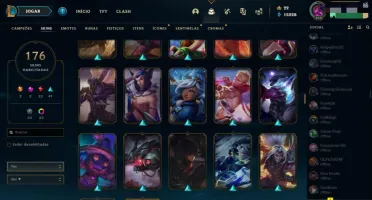 Conta lol Plat 4 season passada