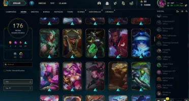 Conta lol Plat 4 season passada