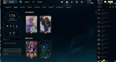 Conta lol Plat 4 season passada