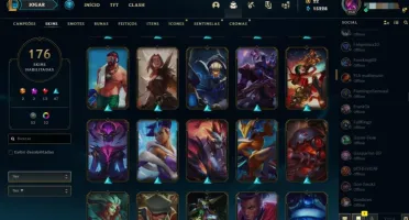 Conta lol Plat 4 season passada