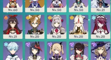 AR49 -Yelan + Aqua Simulacra + Xiao + Cynno + Falcão