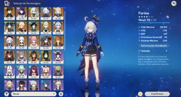 GENSHIN IMPACT (Conta pessoal) - 19 Personagens 5 ⭐ - AR 60