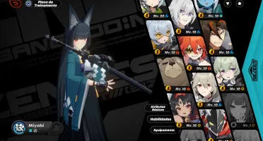 Conta de Zenless Zone Zero Nível 55 Miyabi e Yixuan + Arma