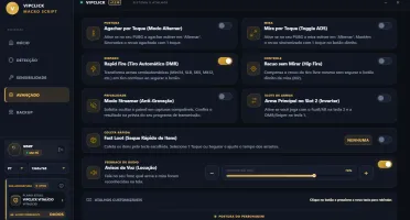 VIPCLICK Macro PUBG — Detecção, Recoil e Rapid Fire