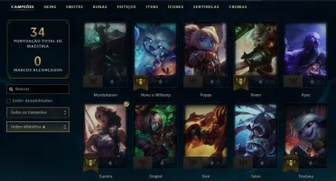 Conta League of Legends Ferro 1 MD10 1/10