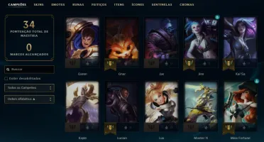Conta League of Legends Ferro 1 MD10 1/10
