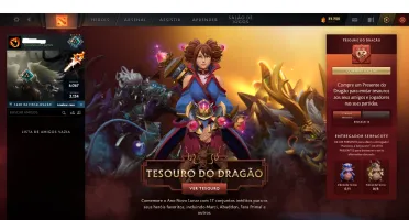 Conta Dota 2 Com itens exclusivos!