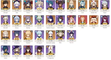 CONTA GENSHIN AR58✨SHOGUN+LUZ, GANYU+AMOS, 14 LENDÁRIOS E+✨