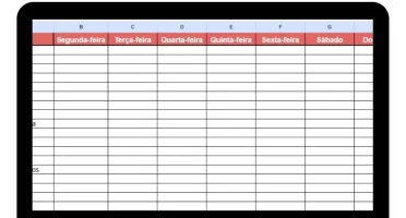Planilha Controle Diário De Despesas (Semanal E Mensal)