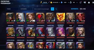 Conta Marvel Future Fight