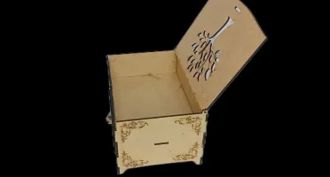 Porta joia em MDF personalizado, caixa com tampa e...