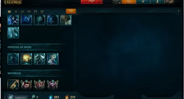 Vendo conta no lol Jinx full skin e muito MAIS