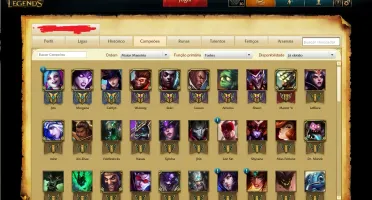 Vendo conta no lol Jinx full skin e muito MAIS