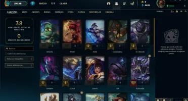 Conta LoL, Diamante lV, Ganhando 20 Pdls