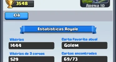 CONTA CLASH ROYALE LV10 8 LENDARIAS (TROCA DE NOME)