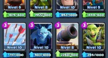 CONTA CLASH ROYALE LV10 8 LENDARIAS (TROCA DE NOME)