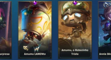Conta Wild Rift Mais de dez mil gastos cosméticos exclusivos