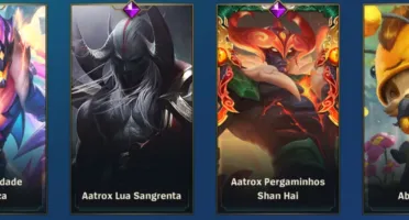 Conta Wild Rift Mais de dez mil gastos cosméticos exclusivos