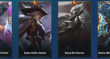 Conta Wild Rift Mais de dez mil gastos cosméticos exclusivos