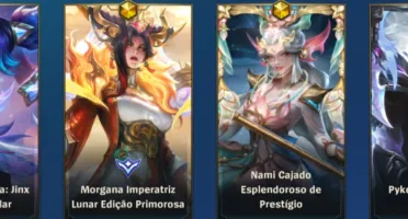Conta Wild Rift Mais de dez mil gastos cosméticos exclusivos