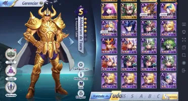 Conta SAINT SEIYA AWAKENING Mobile Lv: 42