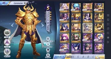 Conta SAINT SEIYA AWAKENING Mobile Lv: 42