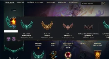 Conta Platina 4 com TODOS os champs e 263 Skins + 1 RARA