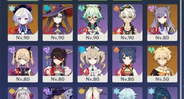 XIAO C2, MONA C2, VENTI, KEQING, QIQI, LANÇA DE JADE, TÚMULO