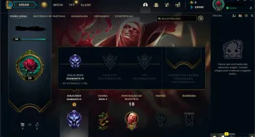 Conta LOL - Diamante IV, 64% de WR(E-MAIL NÃO VERIFICADO)