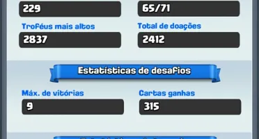 clash Royale lvl 9 arena 9 várias lendarias