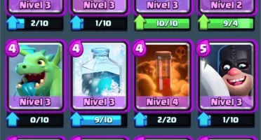 clash Royale lvl 9 arena 9 várias lendarias