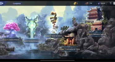 Mir4 conta level 62 com 67k de poder;pet épico;clan dominant