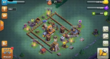 CONTA CLASH OF CLANS,CV 8 BEM UPADO