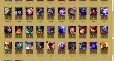 CONTA LEAGUE OF LEGENDS BR- 14 SKINS - 42 CHAMPS - BRONZE