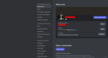 Conta Discord Com Apoiador Inicial