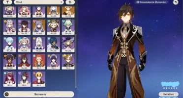 Conta AR 56 Genshin Impact - Muitos 5 estrelas.