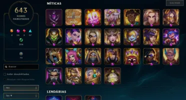 Vendo conta League of Legends