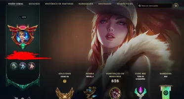 Vendo conta League of Legends
