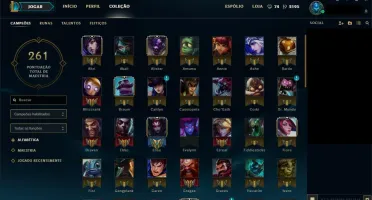 CONTA DIAMOND 3 - +80 CAMPEÕES - 22 SKINS