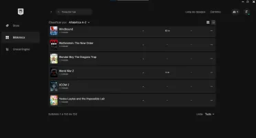 Conta Epic com mais de 130 Jogos
