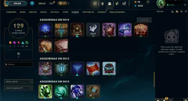 Conta De Lol De 2012 Com Skin Exclusiva Do Rammus Rei