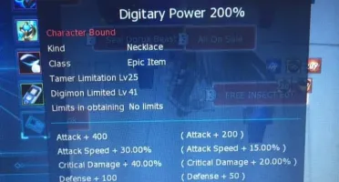 Conta Digimon masters mid game