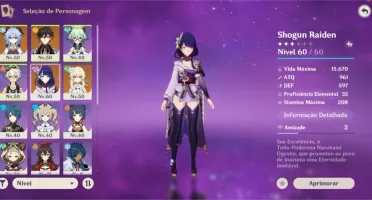✨CONTA GENSHIN IMPACT AR33 SHOGUN,ZHONGLI E GANYU✨