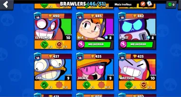 Conta Brawl Stars 18k de troféus